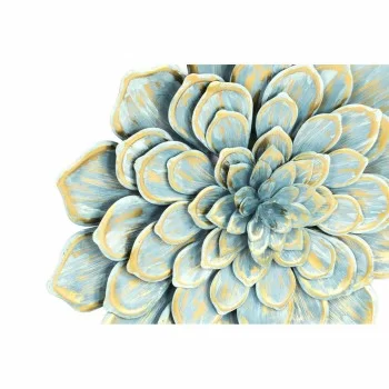 Wall Decoration DKD Home Decor 61 x 8 x 61 cm Flower Blue... 2