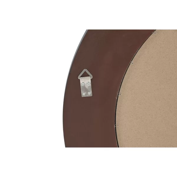 Free standing mirror Home ESPRIT Black Wood Mirror Modern 88 x 5 x 88 cm