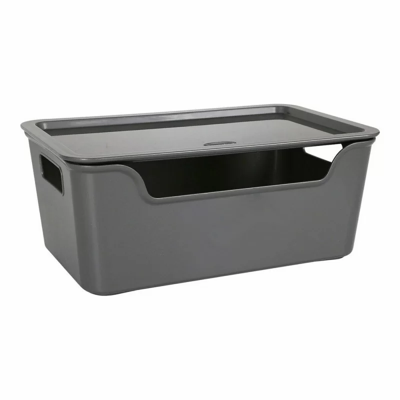 Storage Box with Lid Bella Anthracite 28 x 17,9...