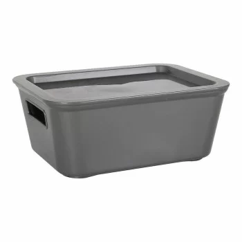 Storage Box with Lid Bella Anthracite 17,9 x 13,9 x 7,2... 2