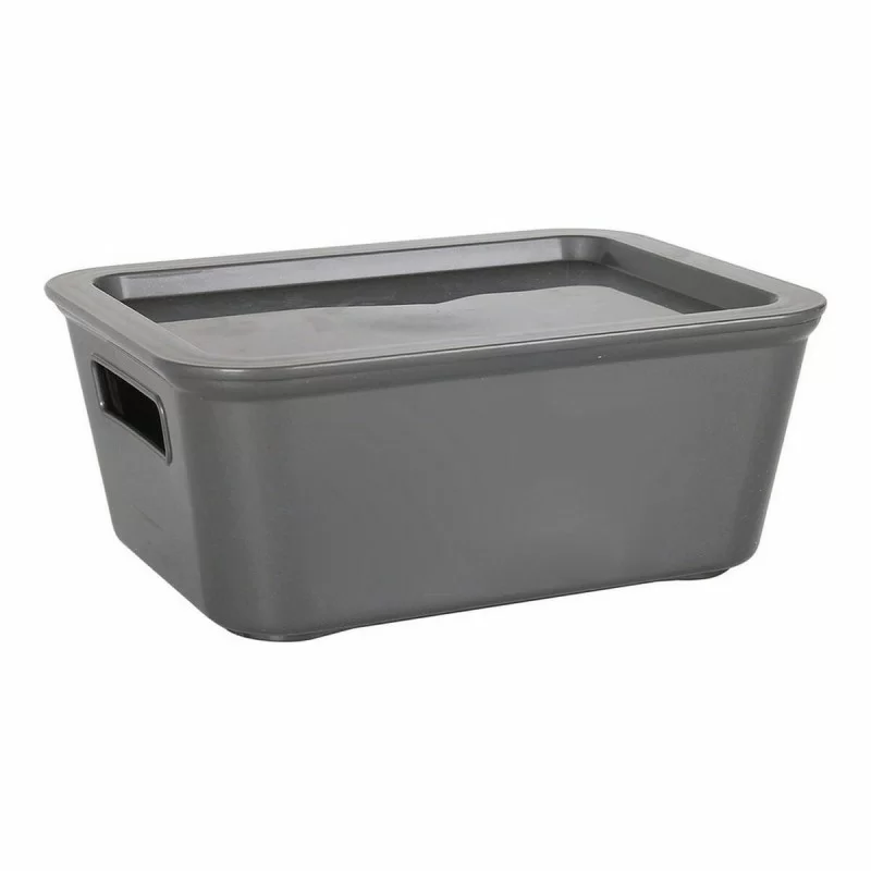 Storage Box with Lid Bella Anthracite 17,9 x...