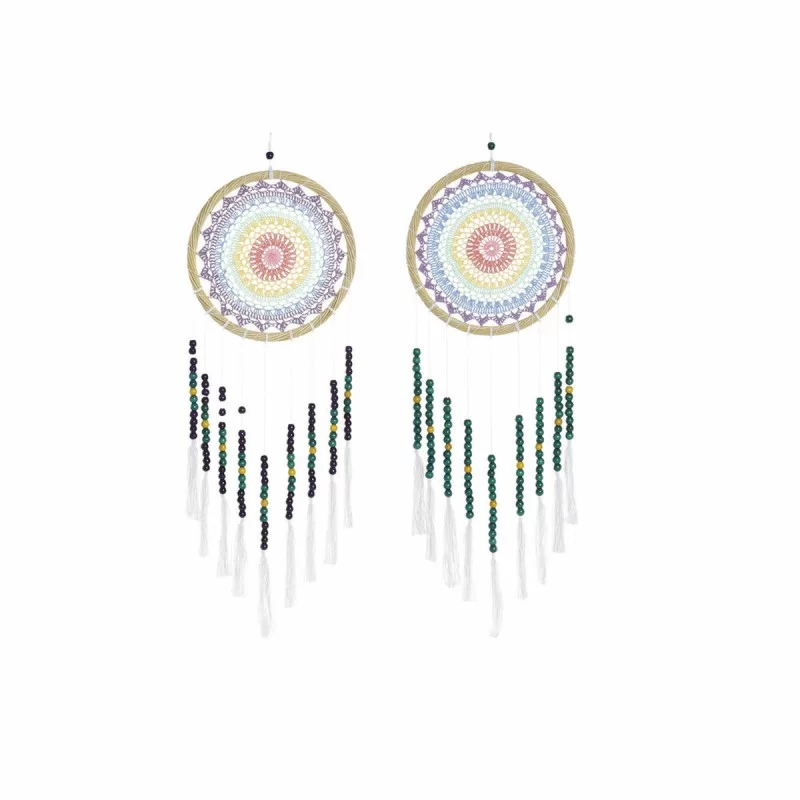 Dream Catcher DKD Home Decor 33 x 2 x 110 cm Black Turquoise Boho (2 Units)