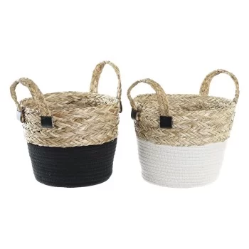 Basket DKD Home Decor Metal 30 x 40 cm 25 x 25 x 30 cm (2...