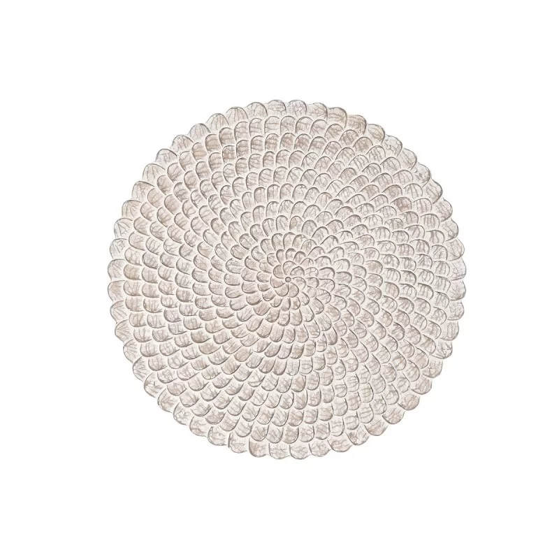 Wall Decoration DKD Home Decor Aged finish Natural 120 x 3 x 120 cm White Indian Man