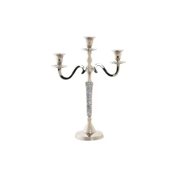 Candle Holder DKD Home Decor 26 x 10 x 35 cm Silver...