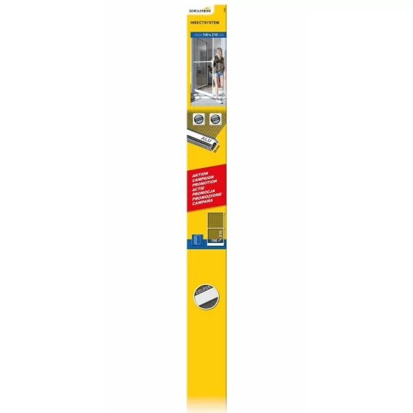 Mosquito net Schellenberg Door Fibreglass Aluminium White (100 x 210 cm)