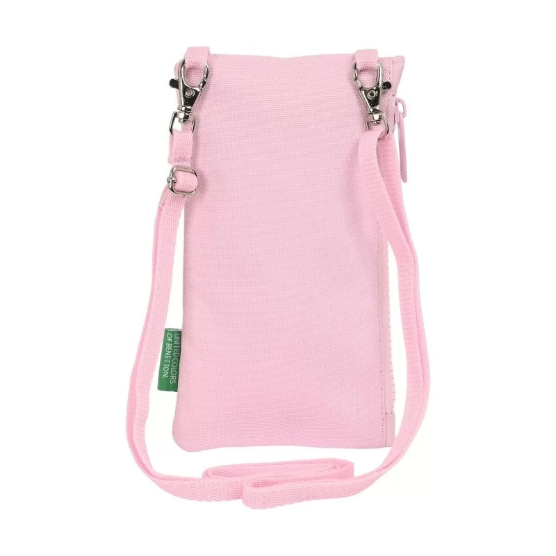 Purse Benetton Pink Mobile cover Pink