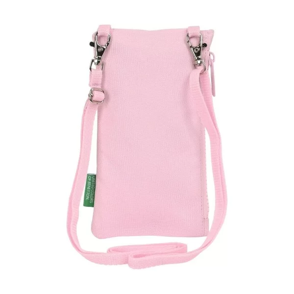 Purse Benetton Pink Mobile cover Pink