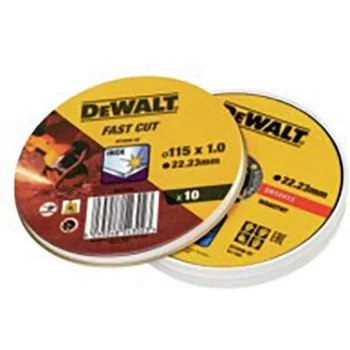 Cutting disc Dewalt Fast Cut dt3506-qz 10Units 115 x 1 x...