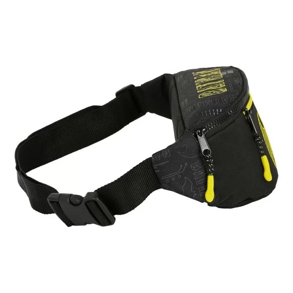 Belt Pouch Batman Comix Black Yellow (23 x 12 x 9 cm)