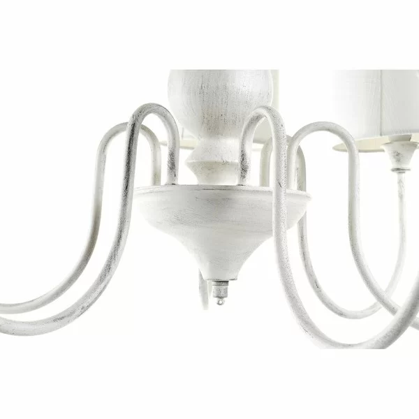Ceiling Light DKD Home Decor White Metal Plastic 25 W Shabby Chic 220 V 66 x 66 x 44 cm