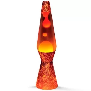Lava Lamp iTotal Red Orange Crystal Plastic 40 cm