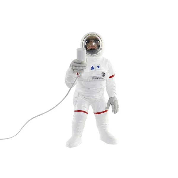 Desk lamp DKD Home Decor 24 x 22,5 x 47,5 cm White Resin 220 V 60 W