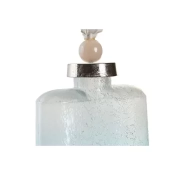 Vase DKD Home Decor Blue Aluminium Crystal Shell... 2