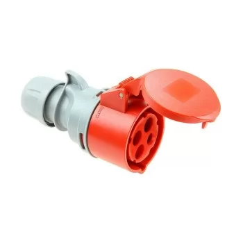 Plug socket Solera 903142a CETAC With lid Red IP44 16 A...