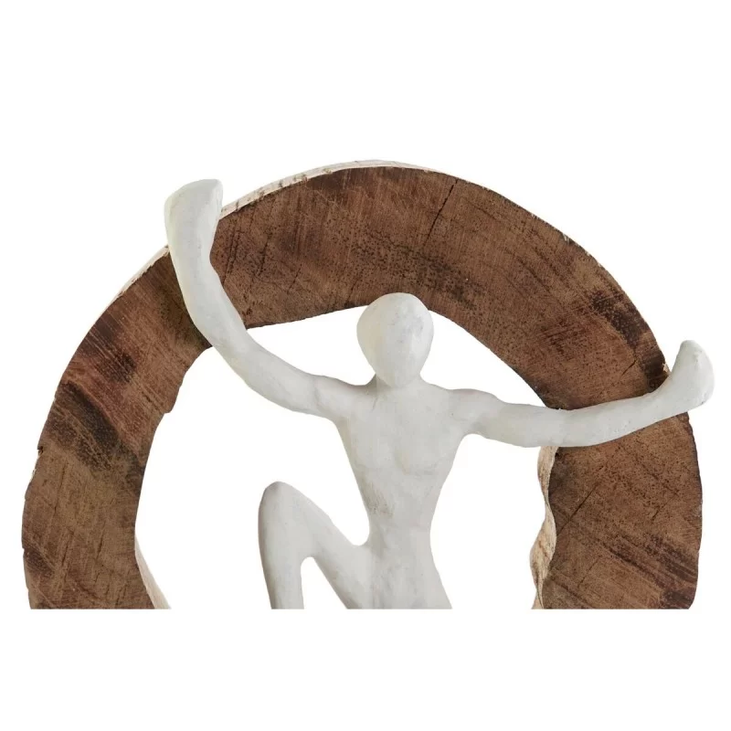 Decorative Figure DKD Home Decor White Brown...