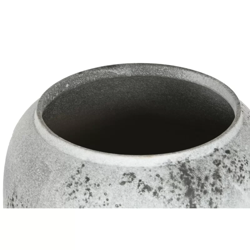 Vase Home ESPRIT White Black Ceramic 36 x 36 x...