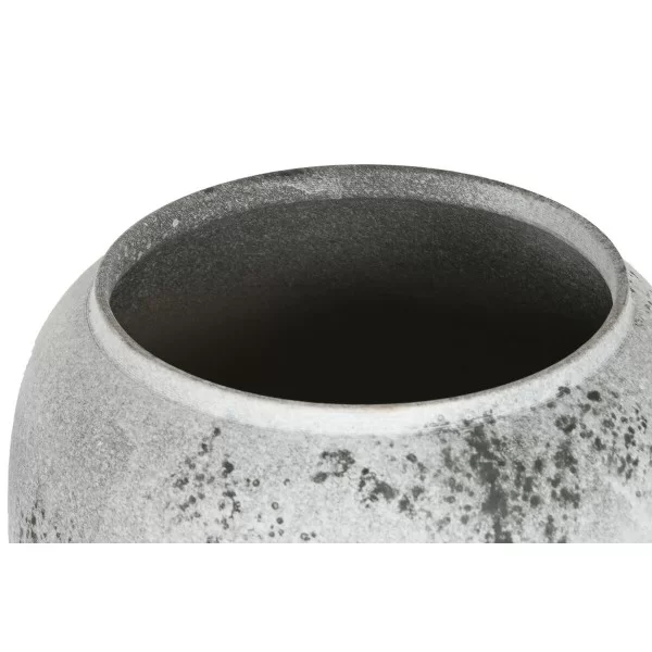 Vase Home ESPRIT White Black Ceramic 36 x 36 x 70 cm