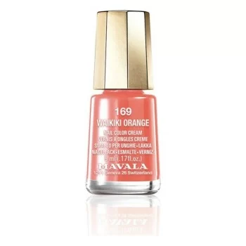 Nail polish Nail Color Cream Mavala 169-waikiki orange (5...