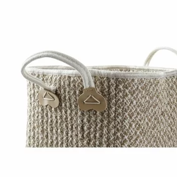 Basket set DKD Home Decor Cotton Jute (41 x 31 x 27 cm) 2