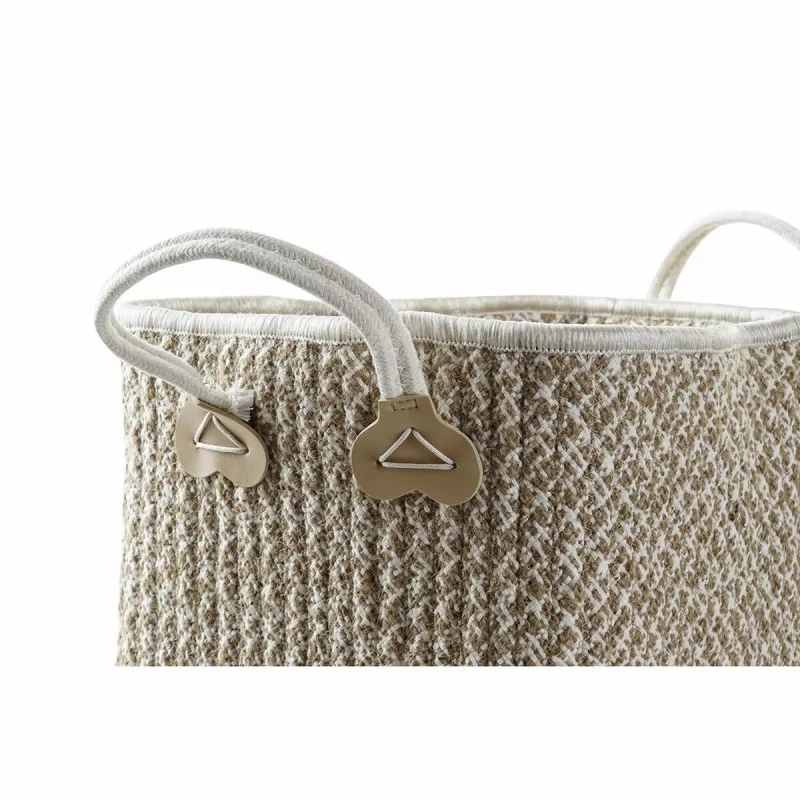 Basket set DKD Home Decor Cotton Jute (41 x 31...
