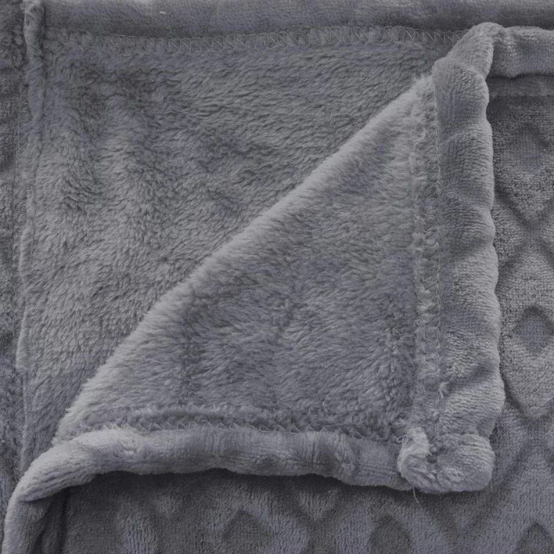 Blanket Atmosphera Plaid Winter Rhombus Grey...