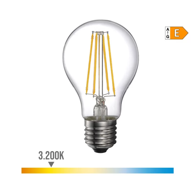 LED lamp EDM E 6 W E27 800 lm Ø 6 x 10,5 cm...