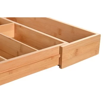 Cutlery Organiser DKD Home Decor Extendable Natural...