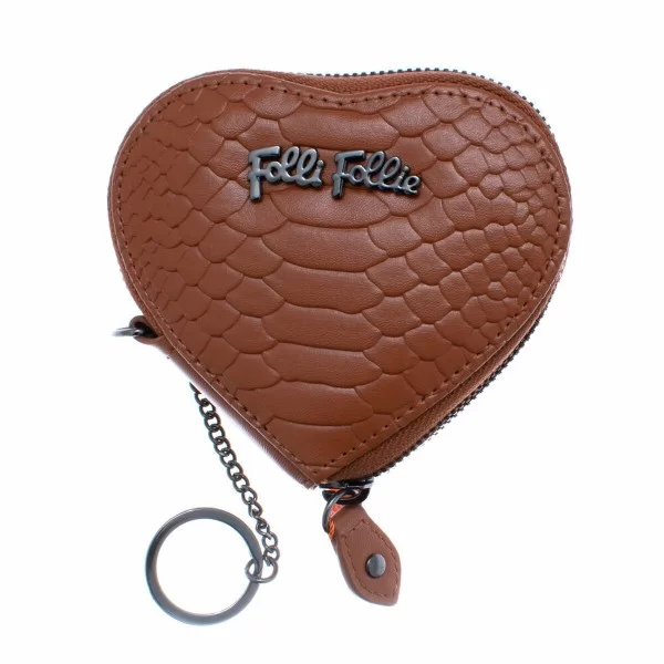 Purse Folli Follie WA14P025WK Brown Leather (11 x 11 x cm)