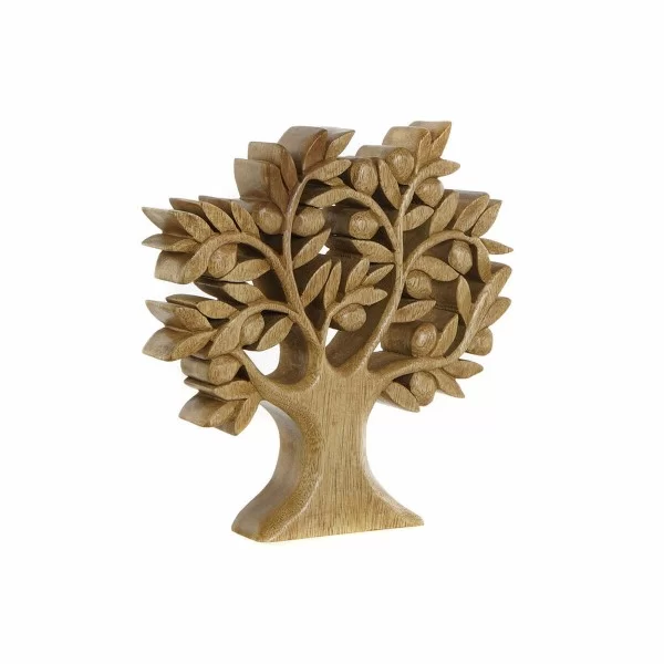 Decorative Figure DKD Home Decor Brown Acacia Tree Natural 30 x 5 x 30 cm