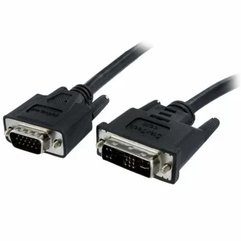 DVI-A to VGA Cable Startech DVIVGAMM1M Black 1 m