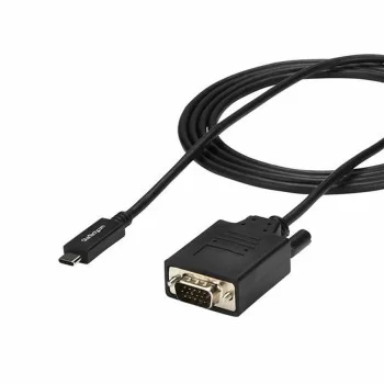 USB C to VGA Cable Startech CDP2VGAMM2MB 2 m Black 2