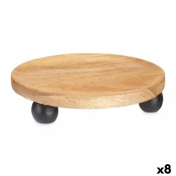 Centerpiece Circular Brown Mango wood 30 x 6 x 30 cm (8...