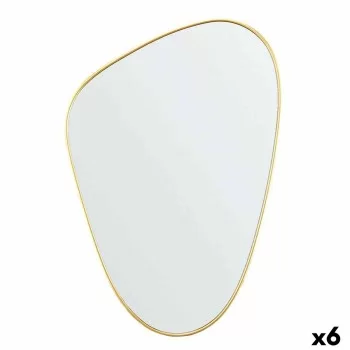 Wall mirror Abstract Golden polypropylene 40 x 60 x 2,5...