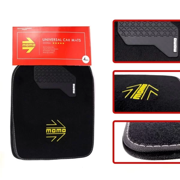 Car Floor Mat Momo Arrow Universal Yellow