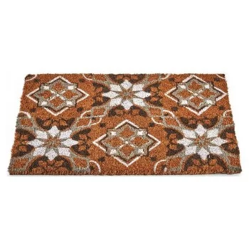 Doormat Brown Tile Coconut Fibre (40 x 1,5 x 60 cm)