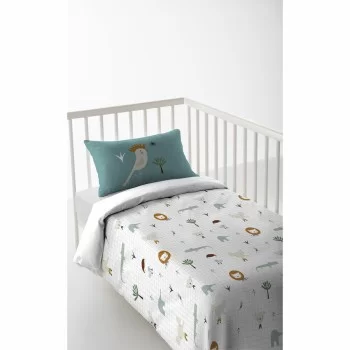 Cot Quilt Cover Haciendo el Indio Jungle Reversible 80cm... 2
