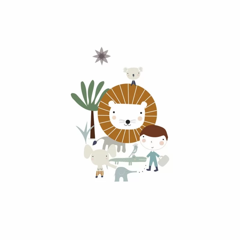 Cot Quilt Cover Haciendo el Indio Jungle...