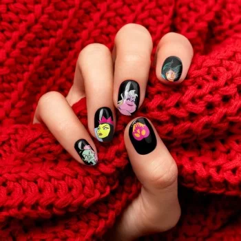Nail art stickers Mad Beauty Disney Villains 2