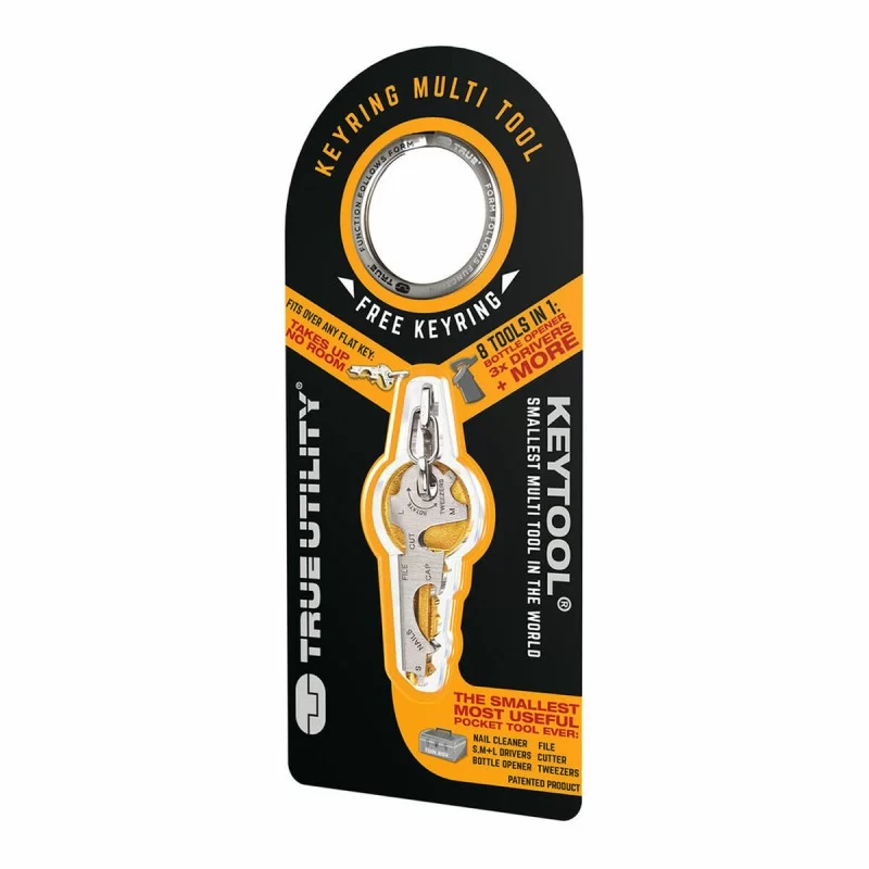 Multi-purpose key ring True Keytool tu247k 8...