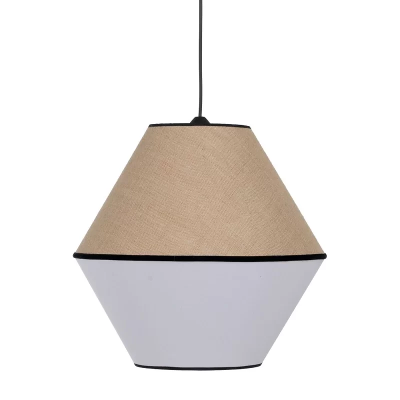 Ceiling Light White Black Natural Iron Plastic 220-240 V 32 x 16 x 26 cm