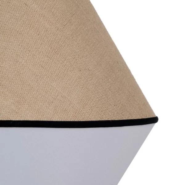 Ceiling Light White Black Natural Iron Plastic 220-240 V 32 x 16 x 26 cm