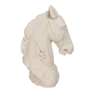 Decorative Figure Cream Horse 27 x 17,5 x 39,5 cm 2
