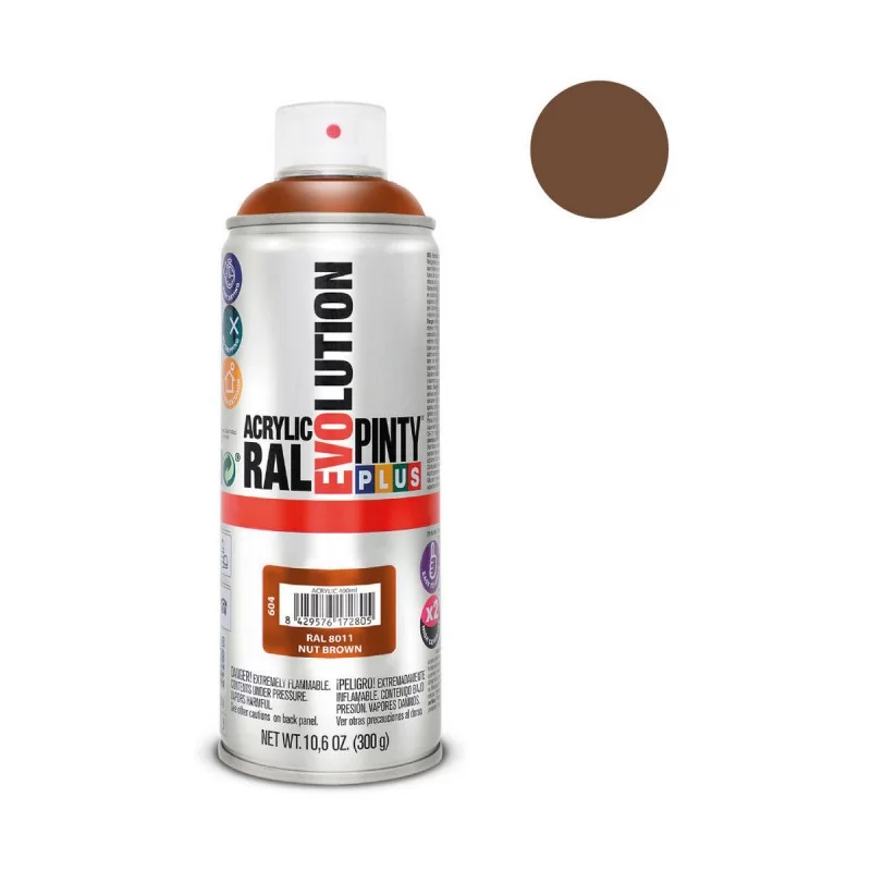 Spray paint Pintyplus Evolution RAL 8011 400 ml...