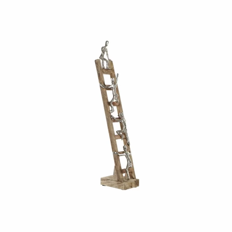 Decorative Figure DKD Home Decor Aluminium Mango wood (10 x 22 x 68 cm)