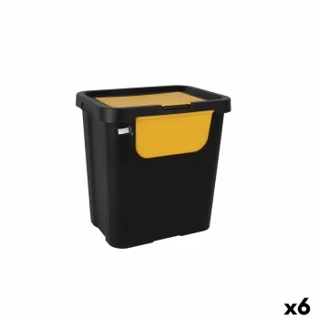 Recycling Waste Bin Tontarelli Moda double Yellow (6...