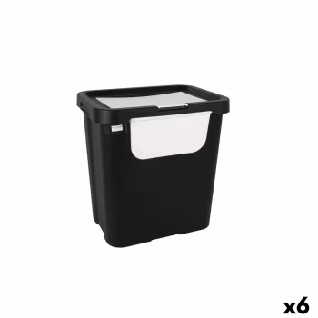 Recycling Waste Bin Tontarelli Moda double White (6...