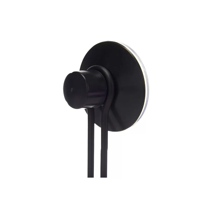 Hook for hanging up Black Steel ABS 6 x 13 x 4...