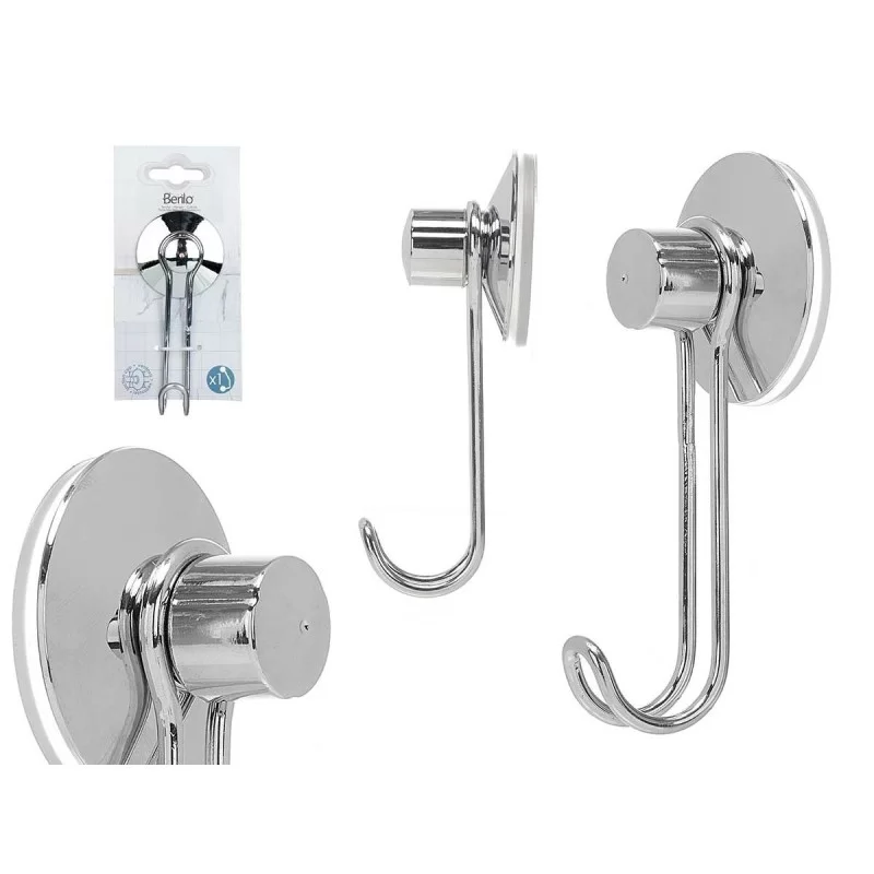 Hook for hanging up Steel ABS 6 x 13 x 4 cm (24...