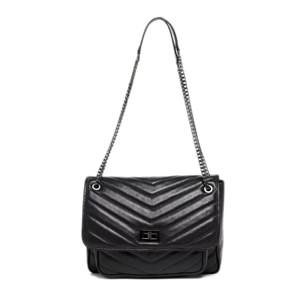 Women's Handbag Maison Heritage MINI-TAMI-NOIR Black 20 x 17 x 8 cm
